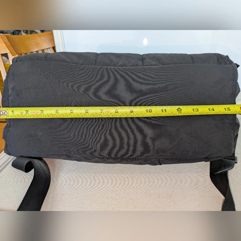 BAGSMART Black Travel Duffel Bag Weekender Carry On Gym Overnight Bag